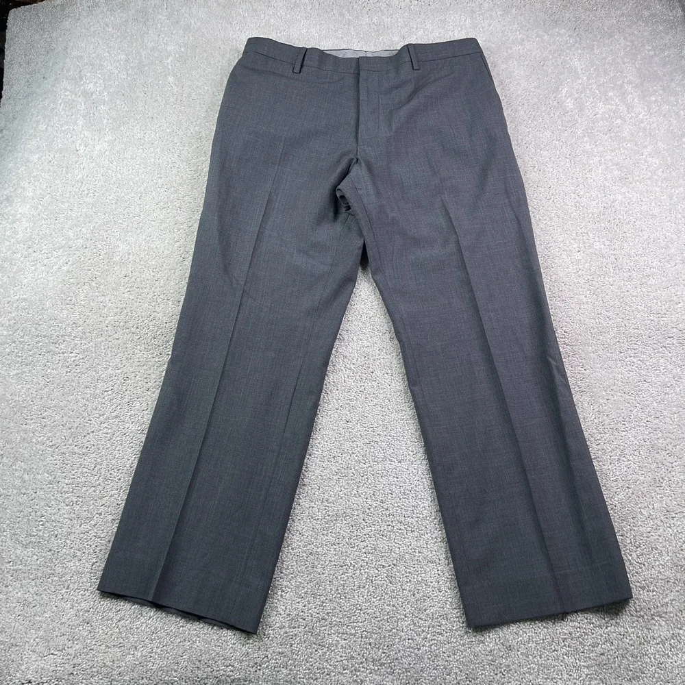 Banana Republic Pants Mens 34x30 Grey Classic Fit Stretch Wool Business Trousers